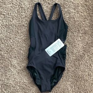 Black ivivva (lululemon kids) leotard